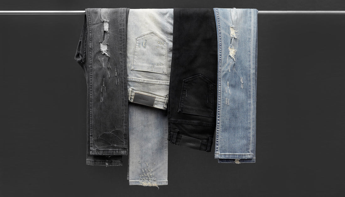 Hand Distressed Denim