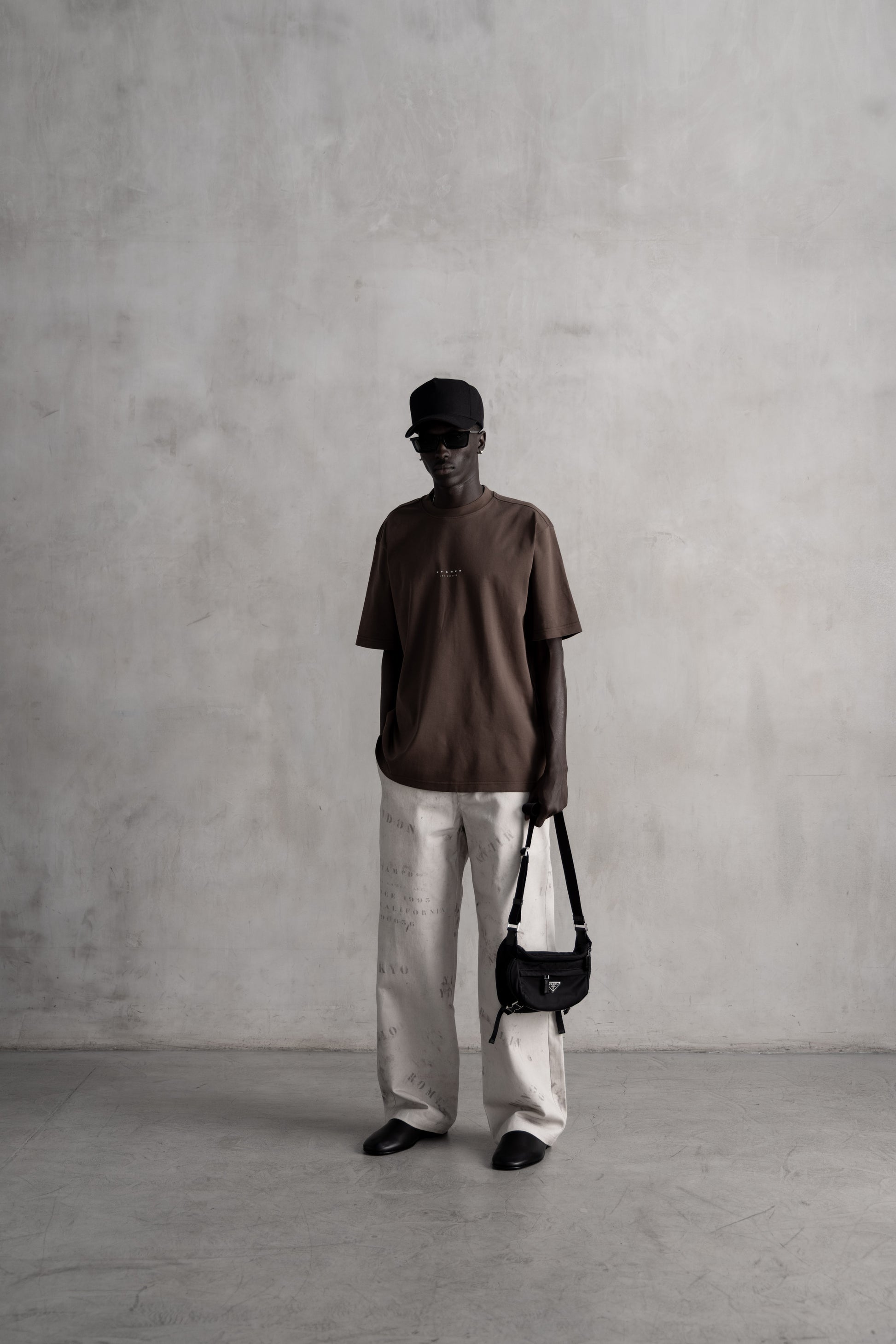 Stampd LA Stack Logo Relaxed Tee - Vintage Washed