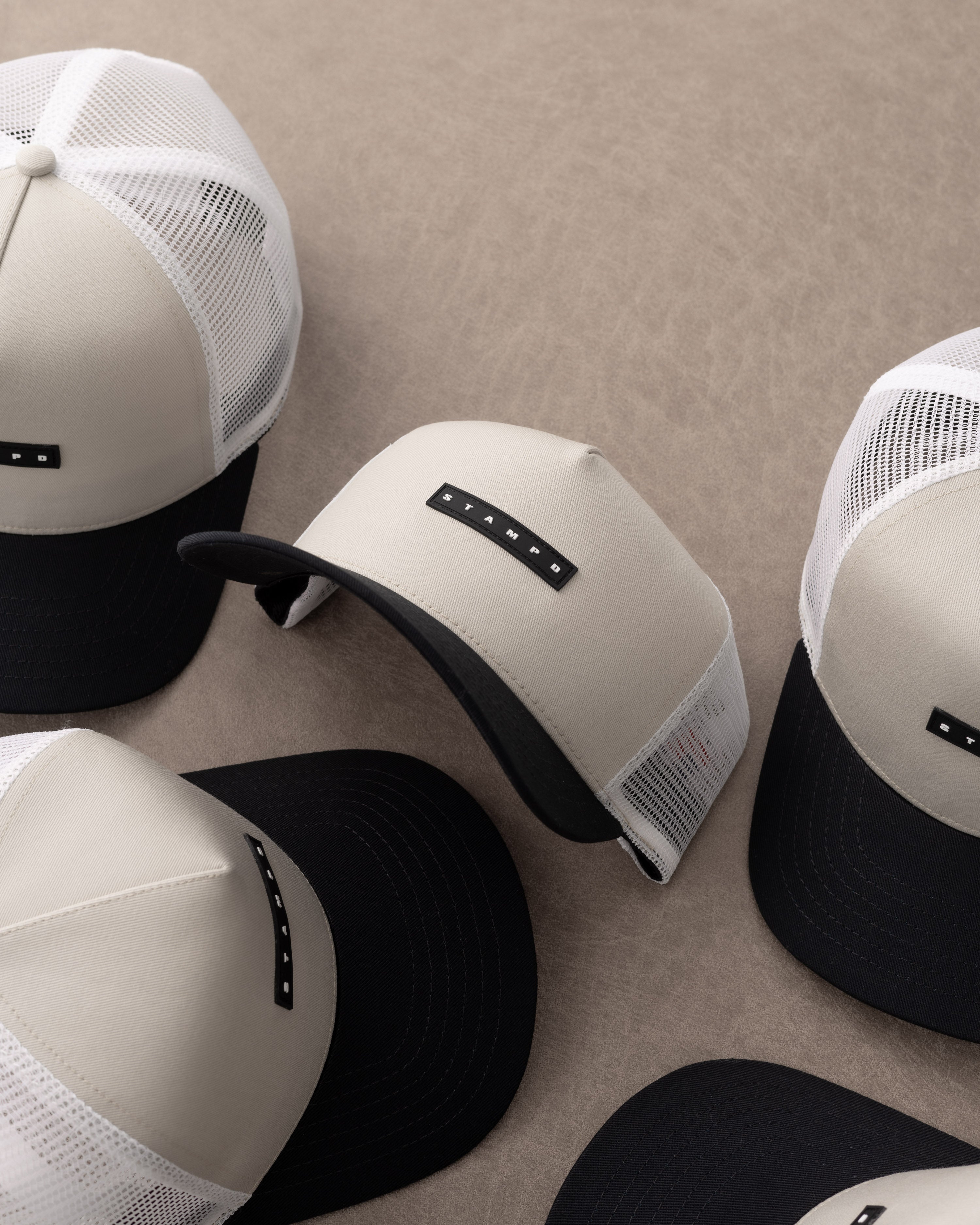 Strike Logo Label Twill Trucker – Stampd