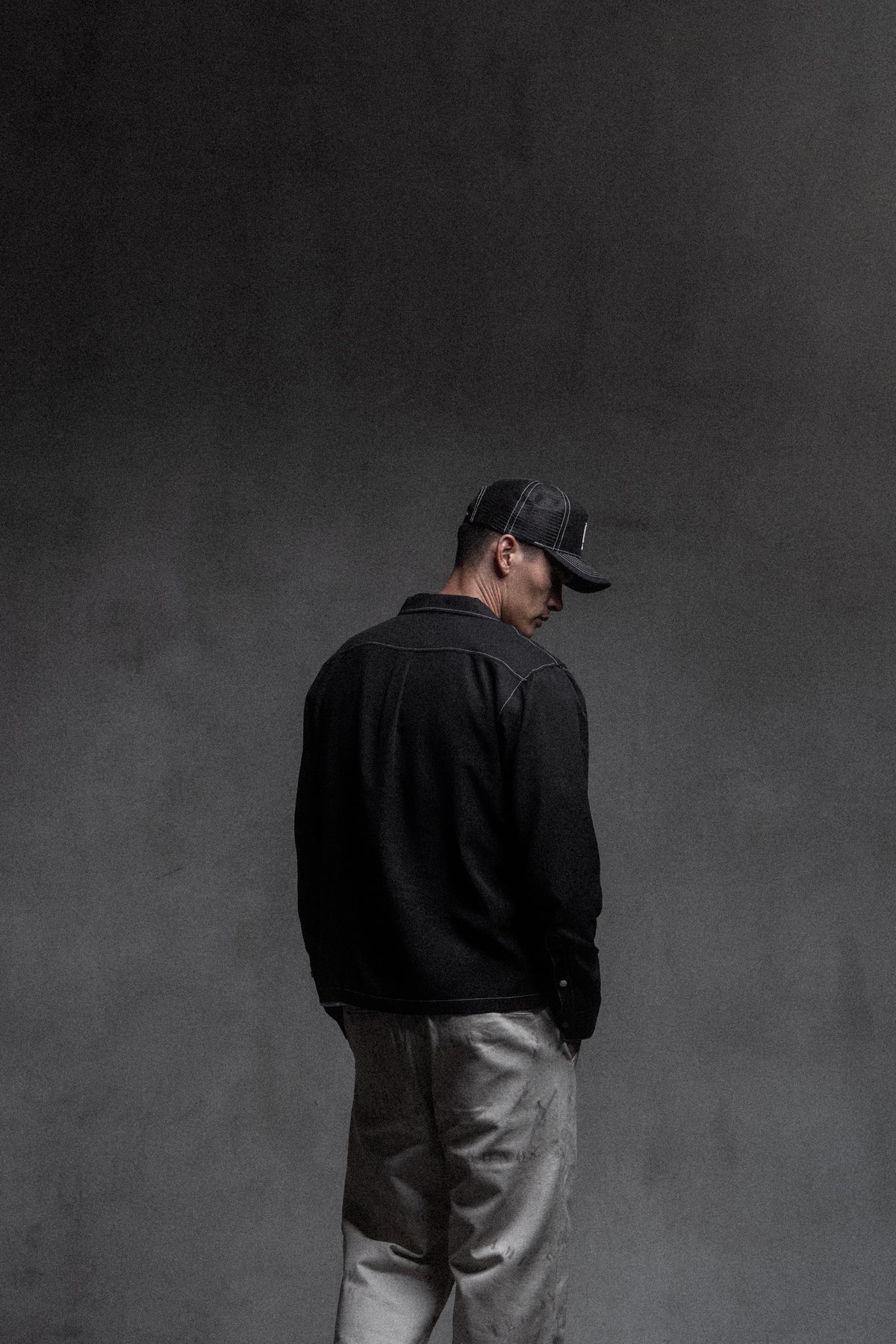 Embroidered LS Camp Collar