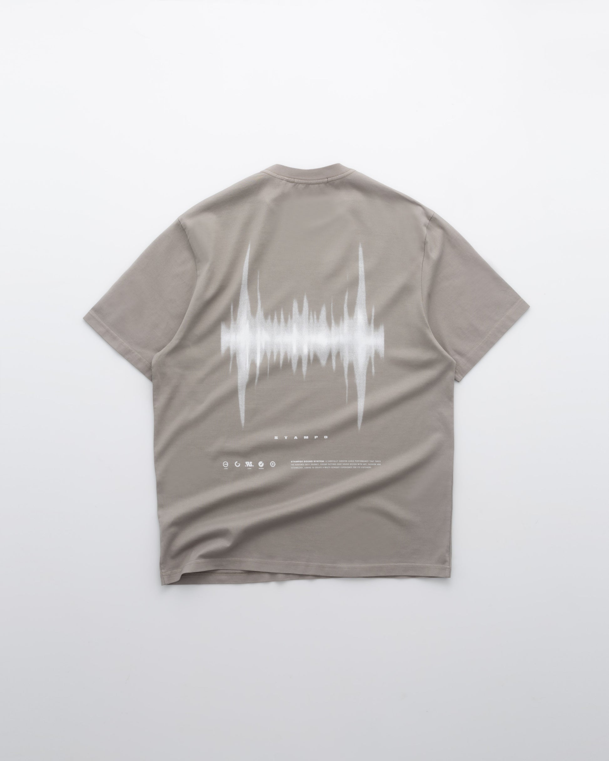 Sound Wave Relaxed Tee - Vintage Washed