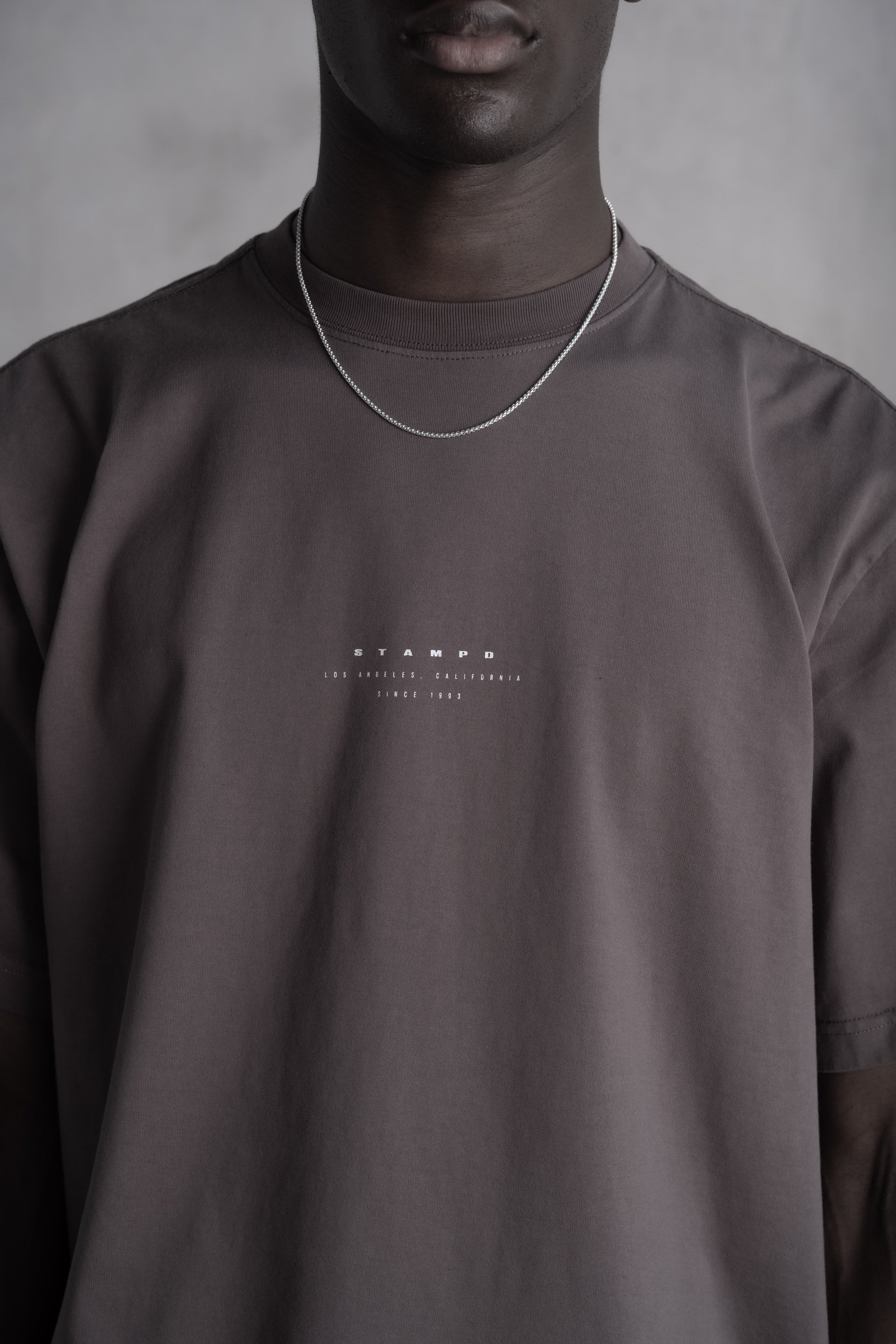 Strike Stack Logo Relaxed Tee - Garment Dyed