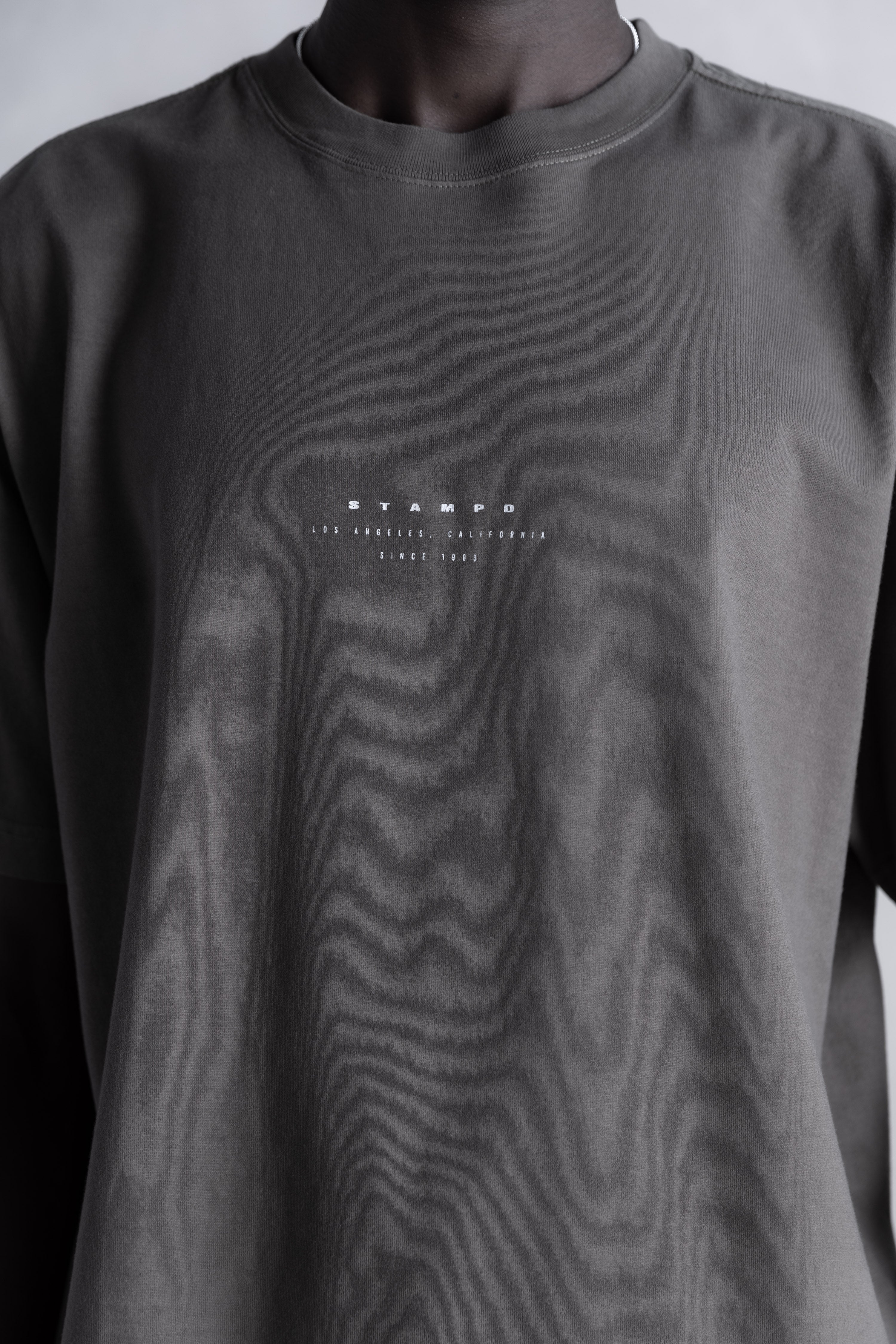 Strike Stack Logo Relaxed Tee - Garment Dye – Stampd