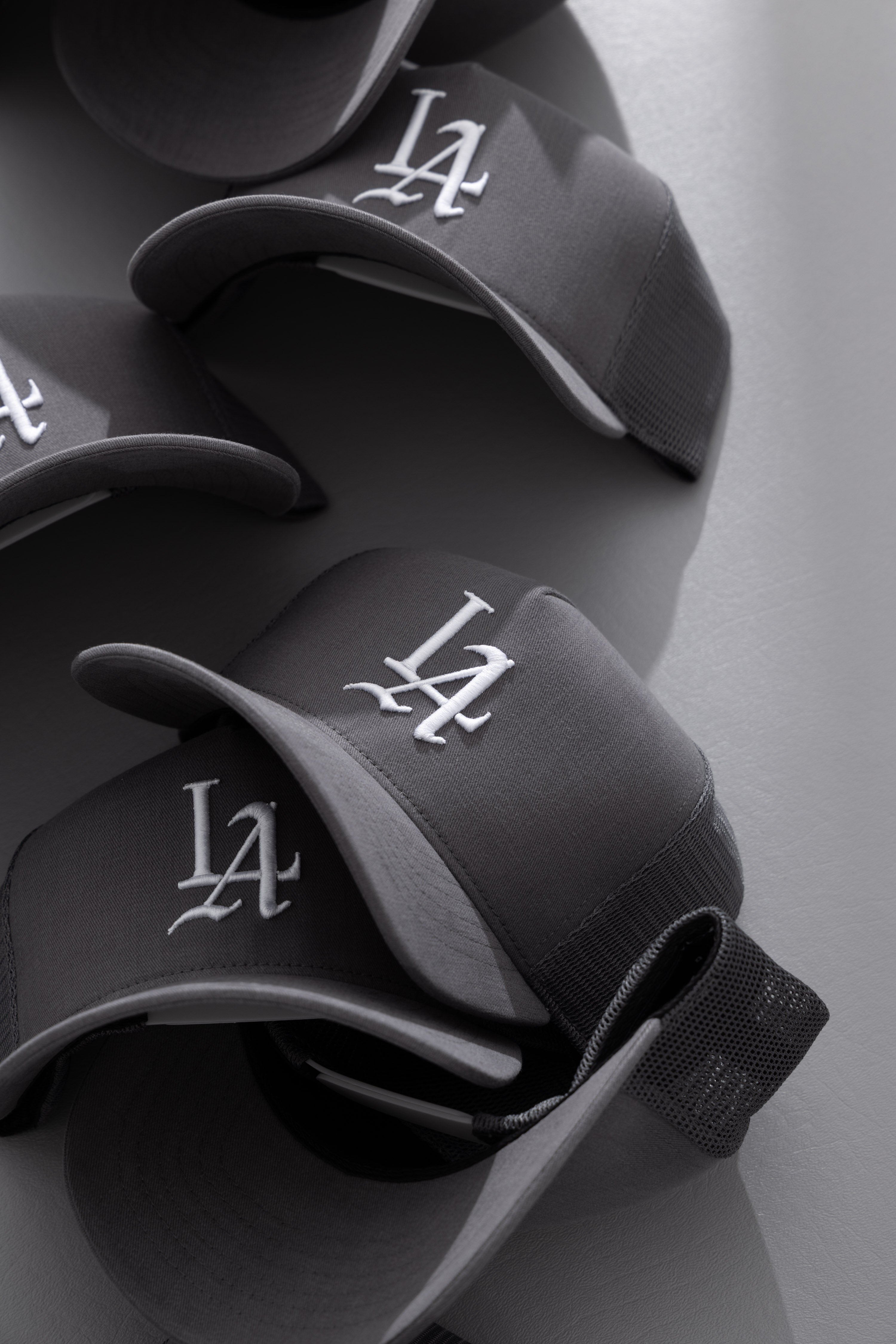 LA 001 Brushed Twill Trucker – Stampd