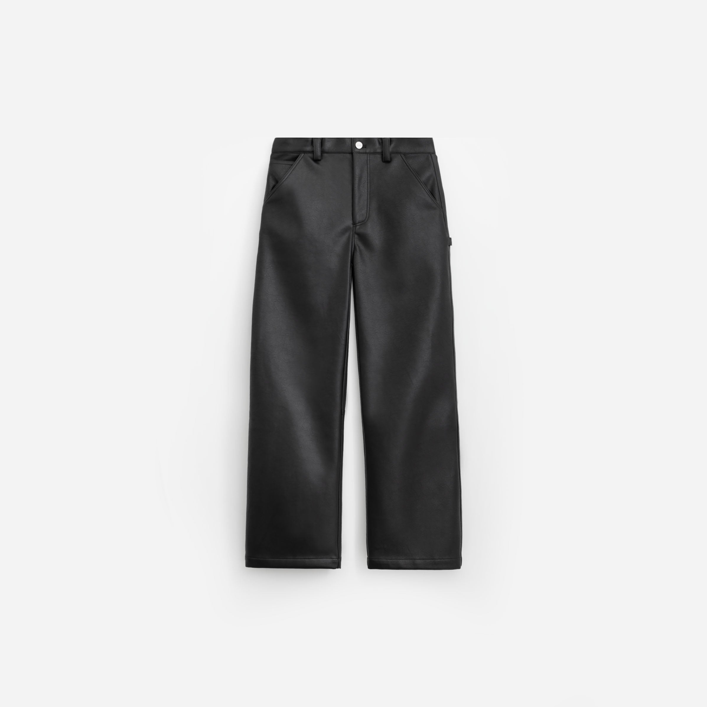 timber crew STAMP PLANTER 黒檀 Faux Leather Carpenter Pant – Stampd