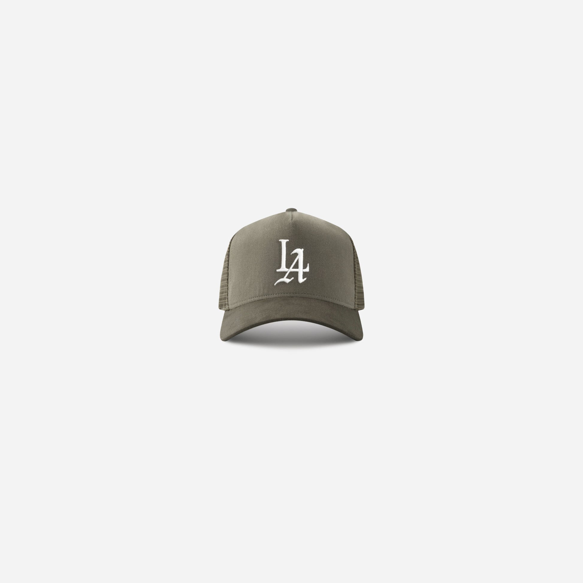 LA 001 Brushed Twill Trucker