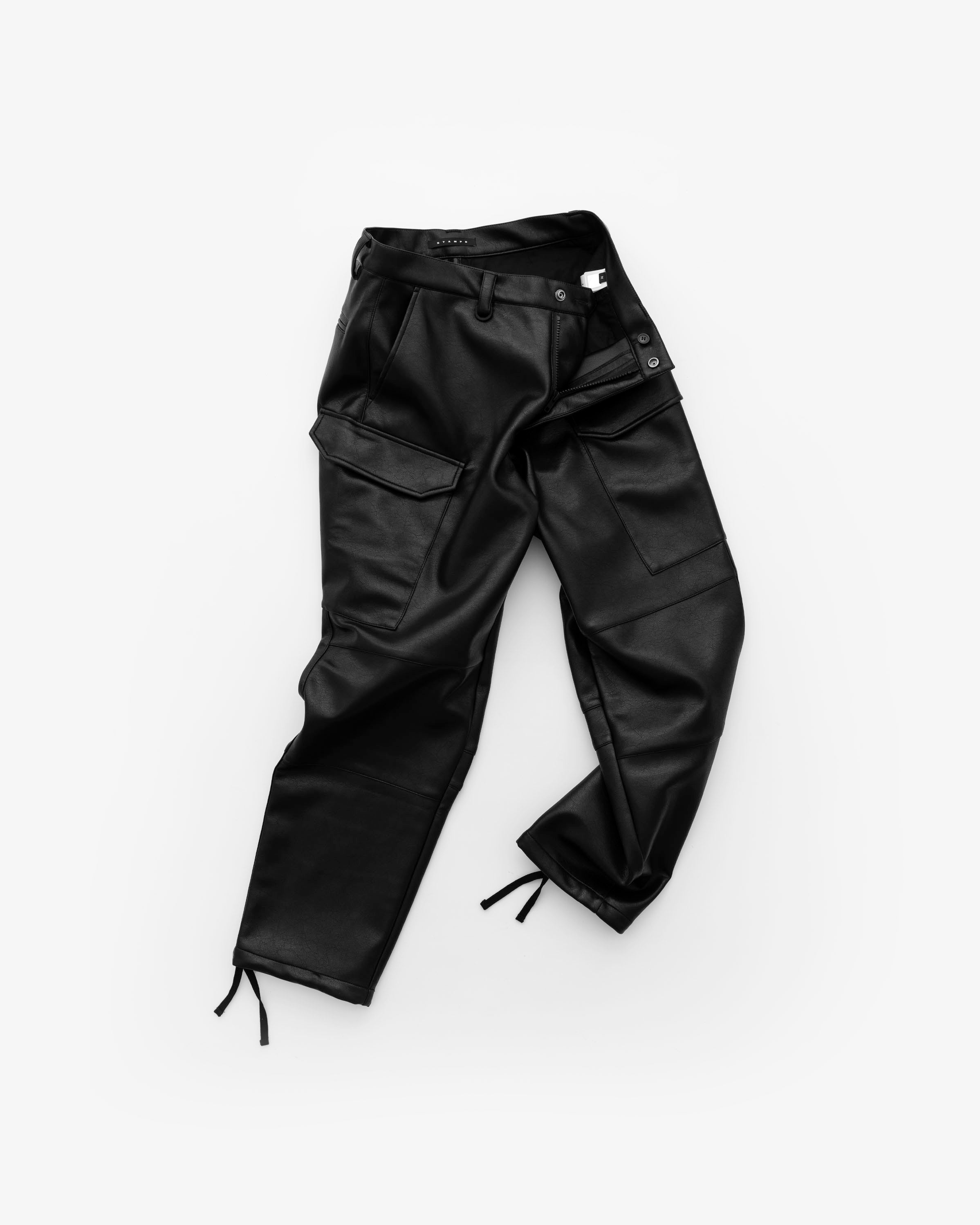 Faux Leather Cargo Pant – Stampd