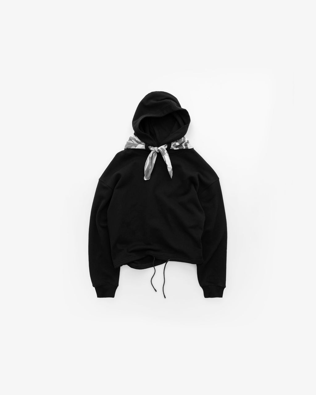 Camo Patchwork Bandana Hoodie