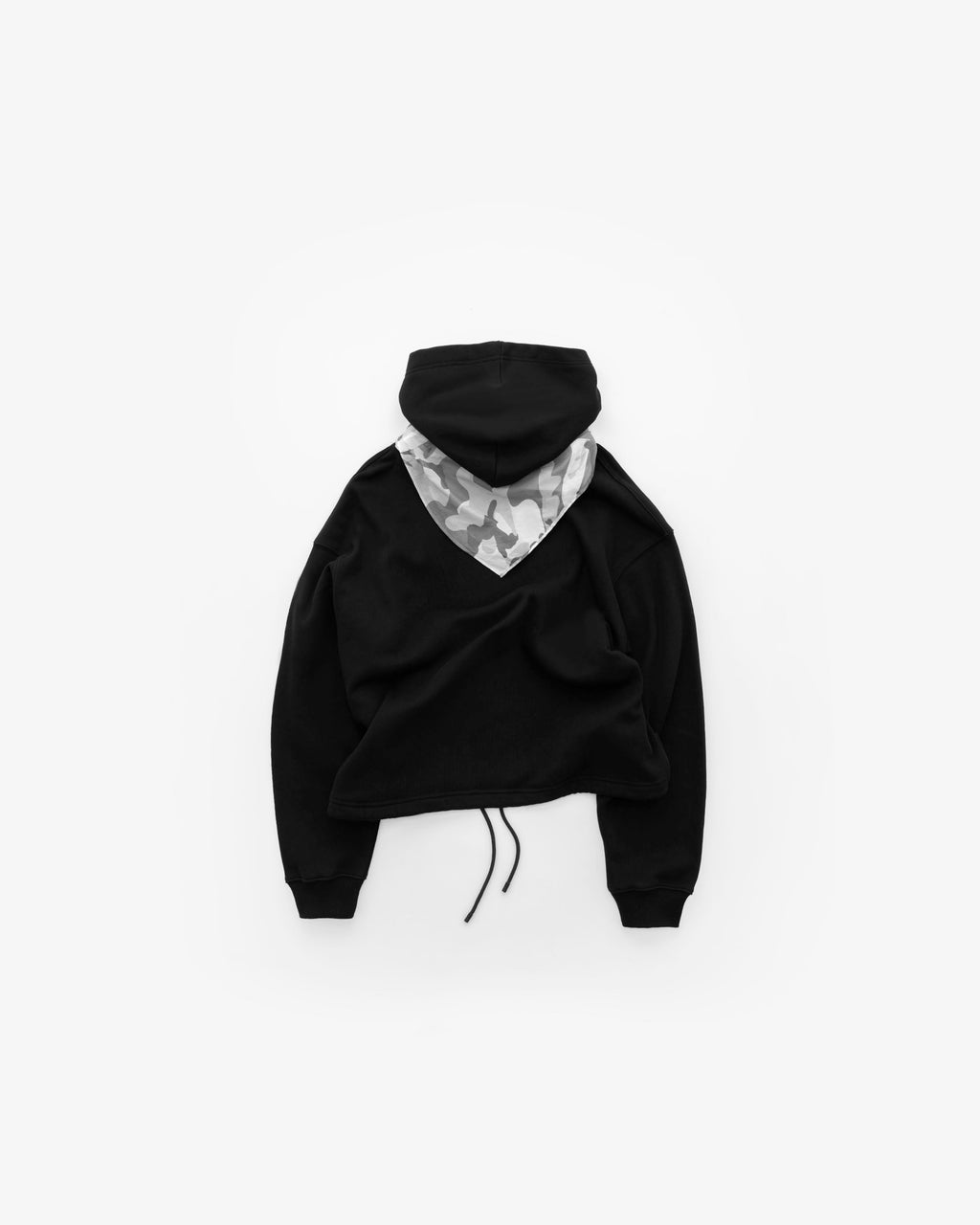 Camo Patchwork Bandana Hoodie
