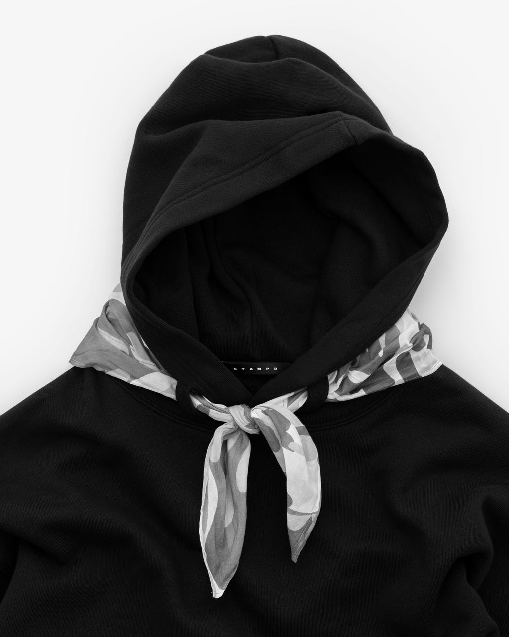 Camo Patchwork Bandana Hoodie