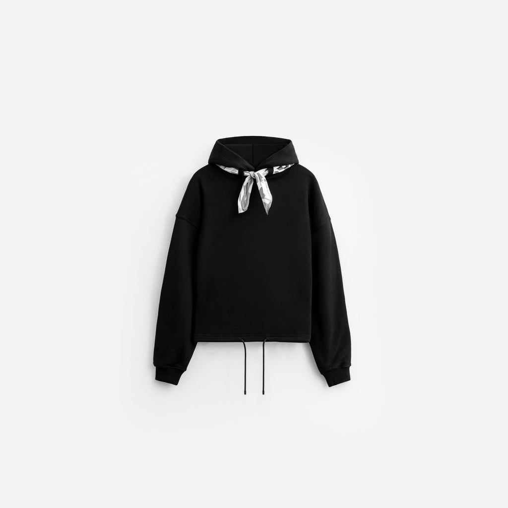 Camo Patchwork Bandana Hoodie